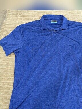 PGA Tour Royal Blue Golf Performance Polo